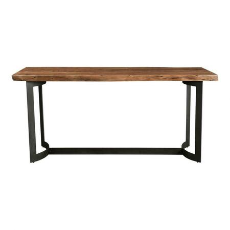 MOES HOME COLLECTION 36 x 80 x 28 in. Bent Counter Table - Smoked Brown VE-1039-03-0